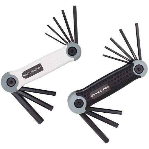 MichaelPro Folding Hex Key Allen Wrench Set mit SAE und Metrik