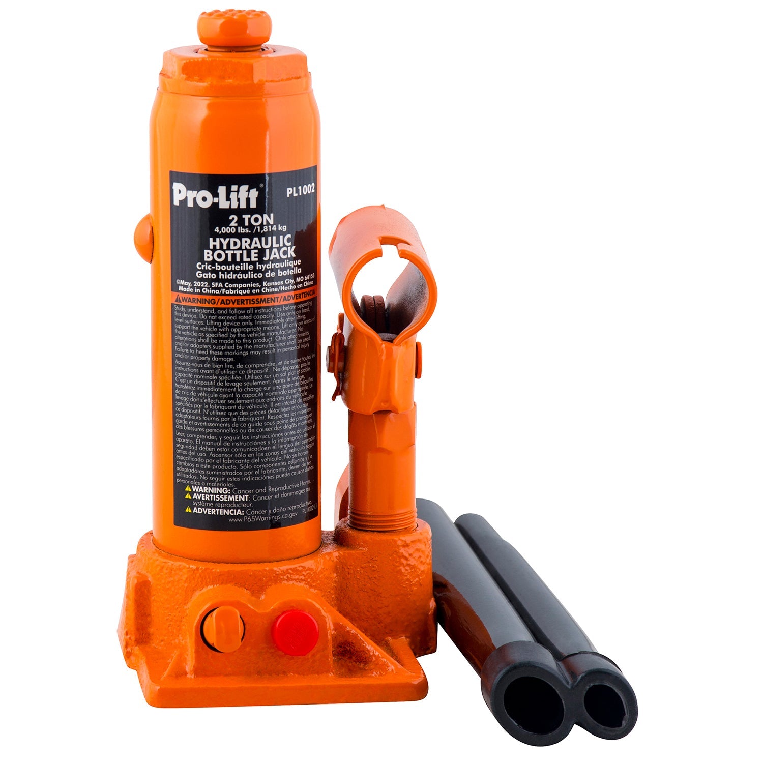 Pro-Lift PL1002 Hydraulikflasche Jacke - 2 Tonnen Kapazität