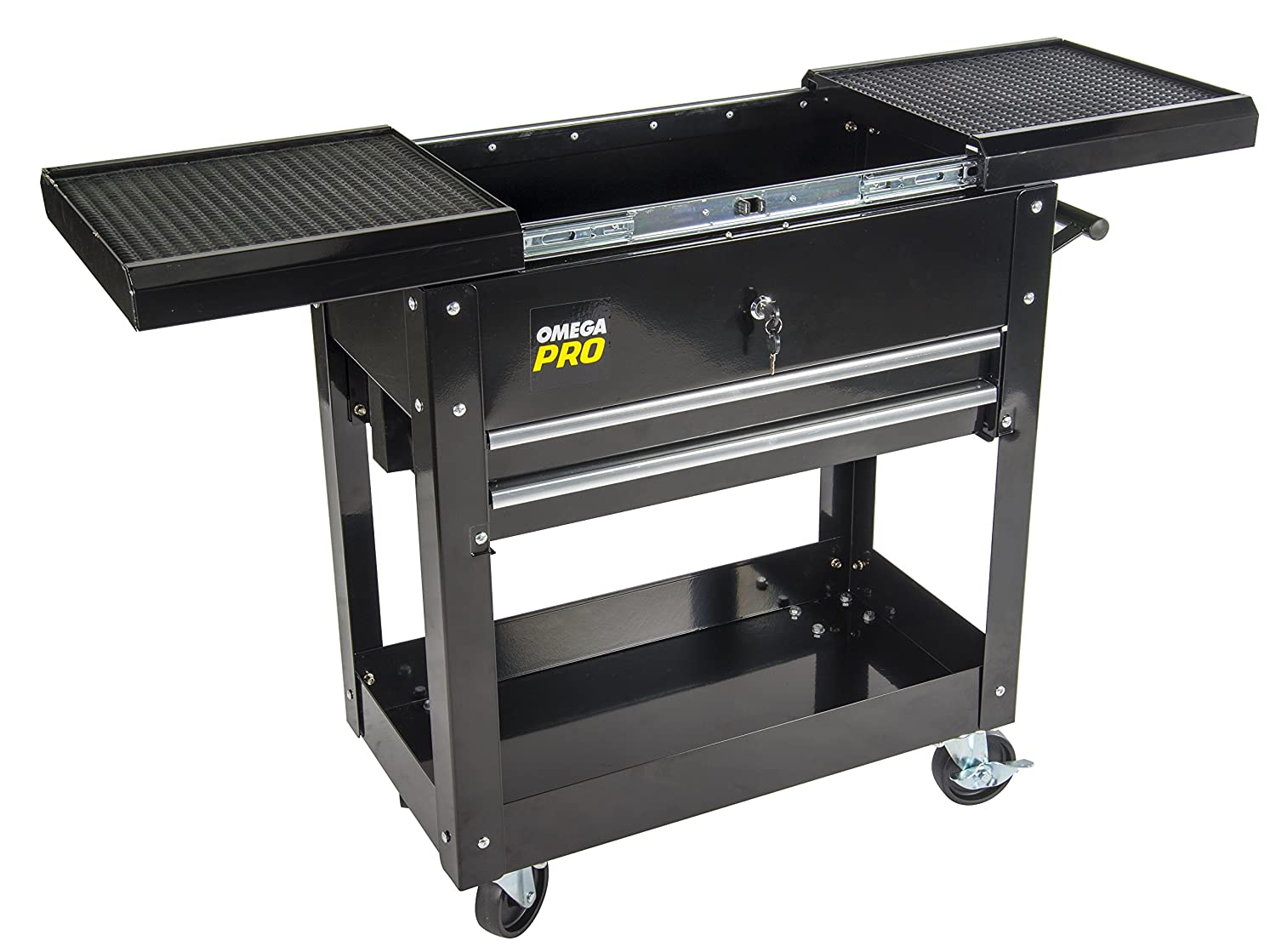 Omega Pro Heavy Duty Tool Cart, Schwarz