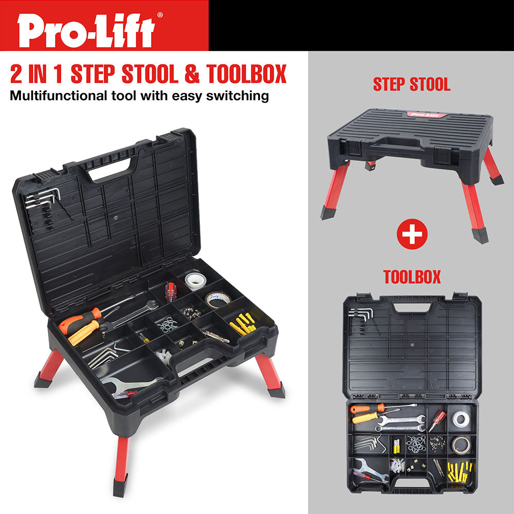 Pro-Lift Portable Storage Step Hocker