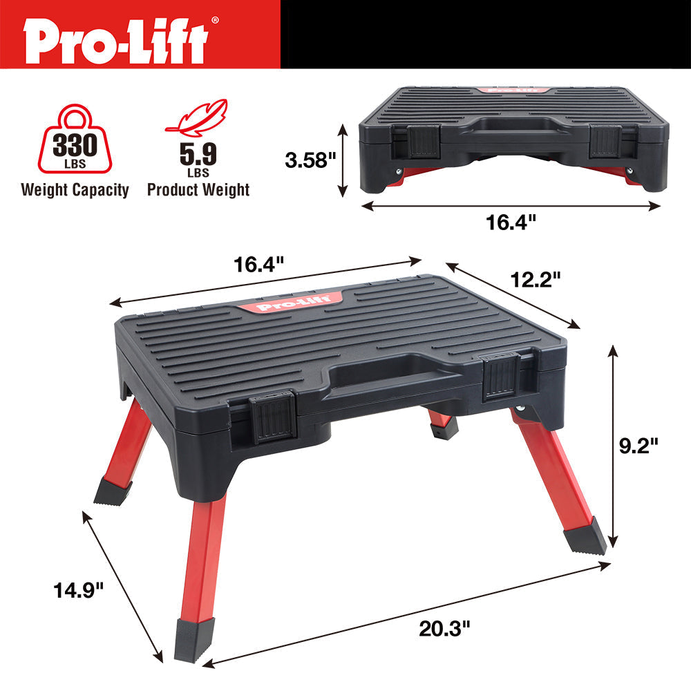 Pro-Lift Portable Storage Step Hocker