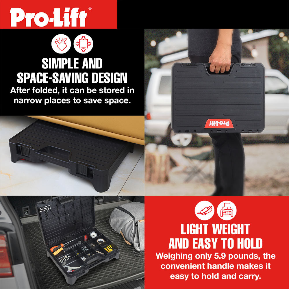 Pro-Lift Portable Storage Step Hocker