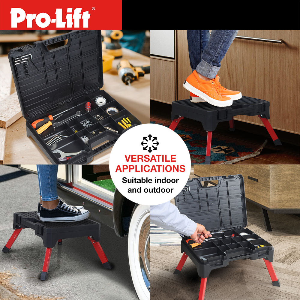 Pro-Lift Portable Storage Step Hocker