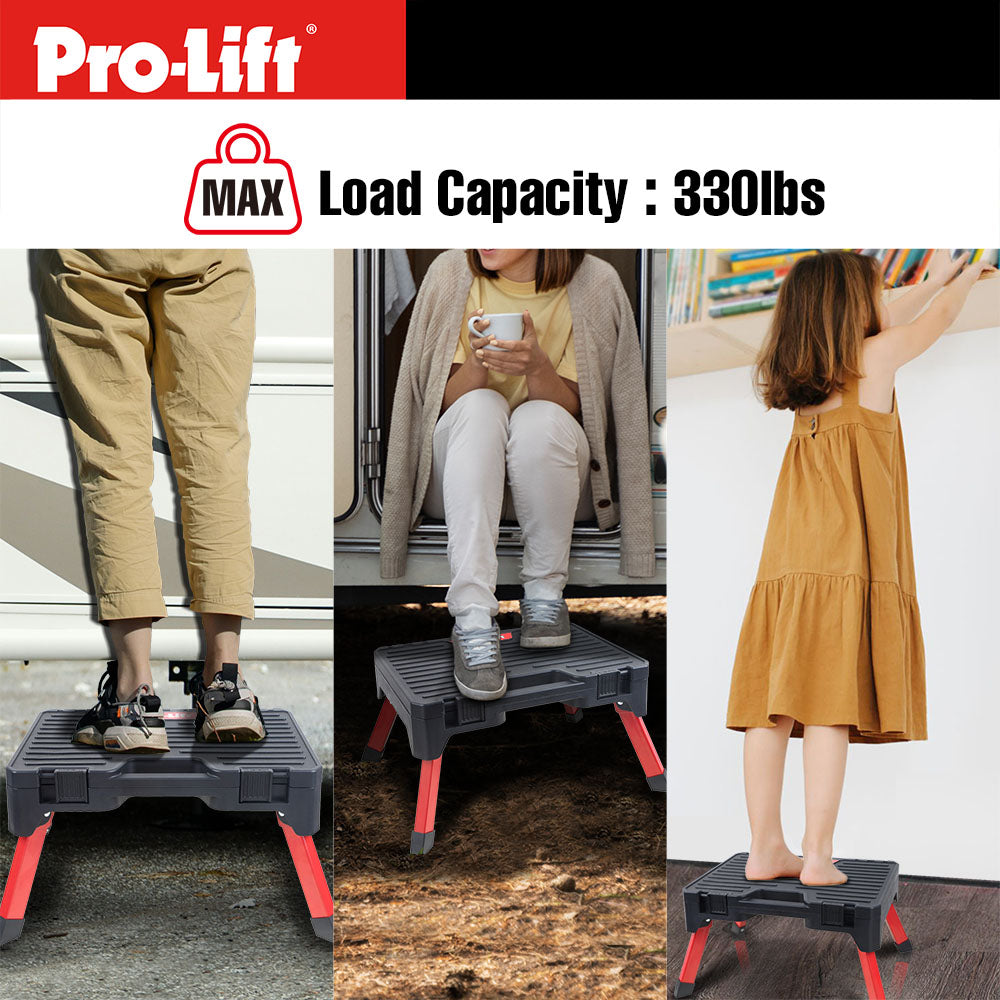 Pro-Lift Portable Storage Step Hocker