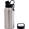 GrandTies 907 g Sport-Wasserflasche aus rostfreiem Stahl - Klassisches Silber
