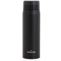 GrandTies 567 g Reisewasserflasche aus rostfreiem Stahl - Schwarz